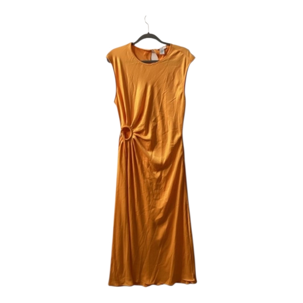 House Of Harlow 1960 Yellow Cut-out Ruched Maxi Dress Sleeveless Size‎ XL